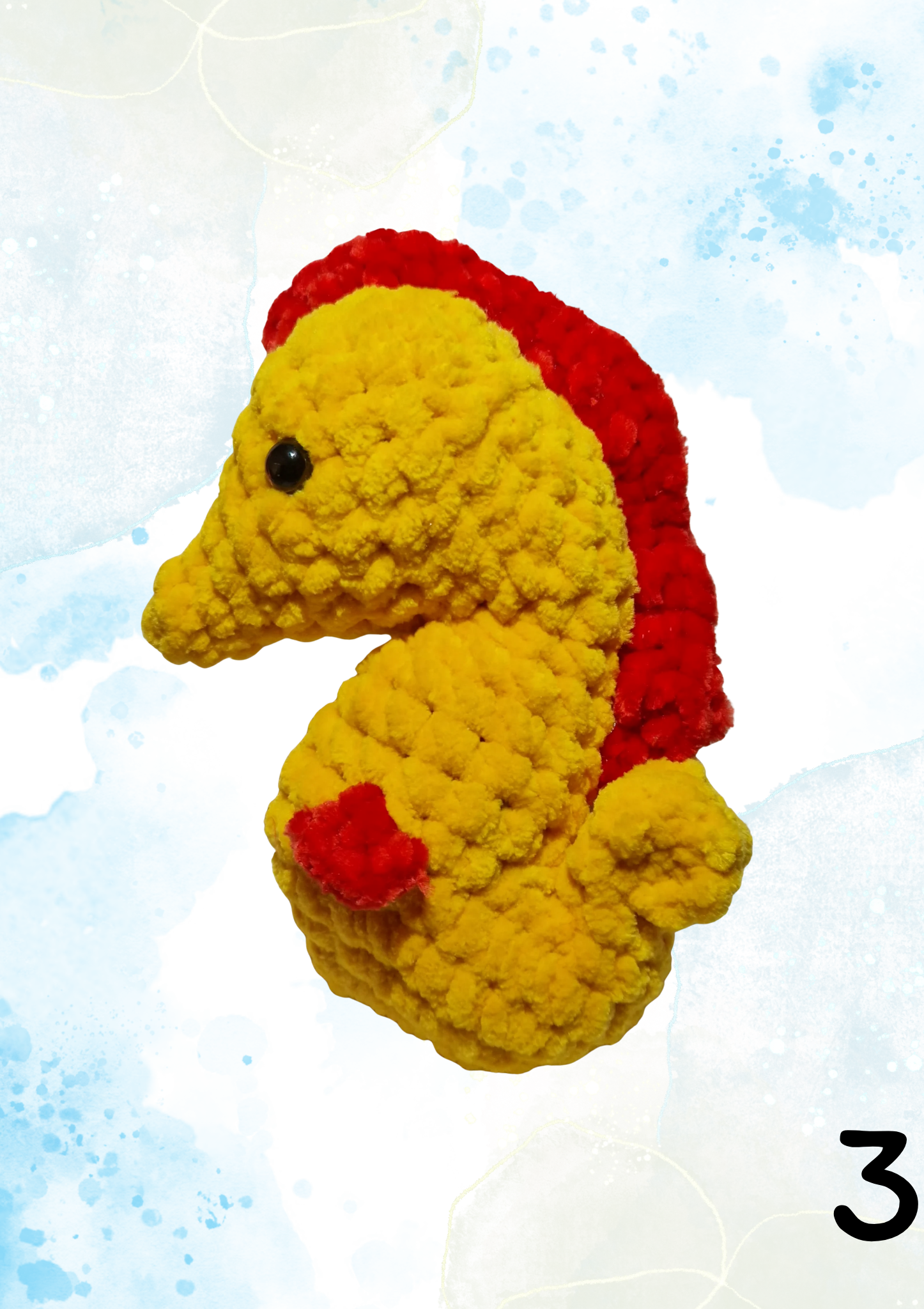 Hippocampe tout doux , vue 1