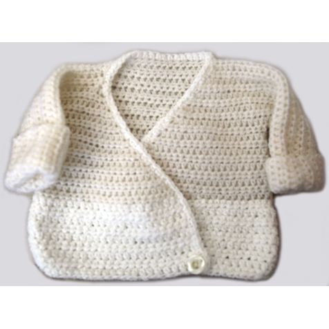 Brassière cache-coeur bébé (crochet), vue 1