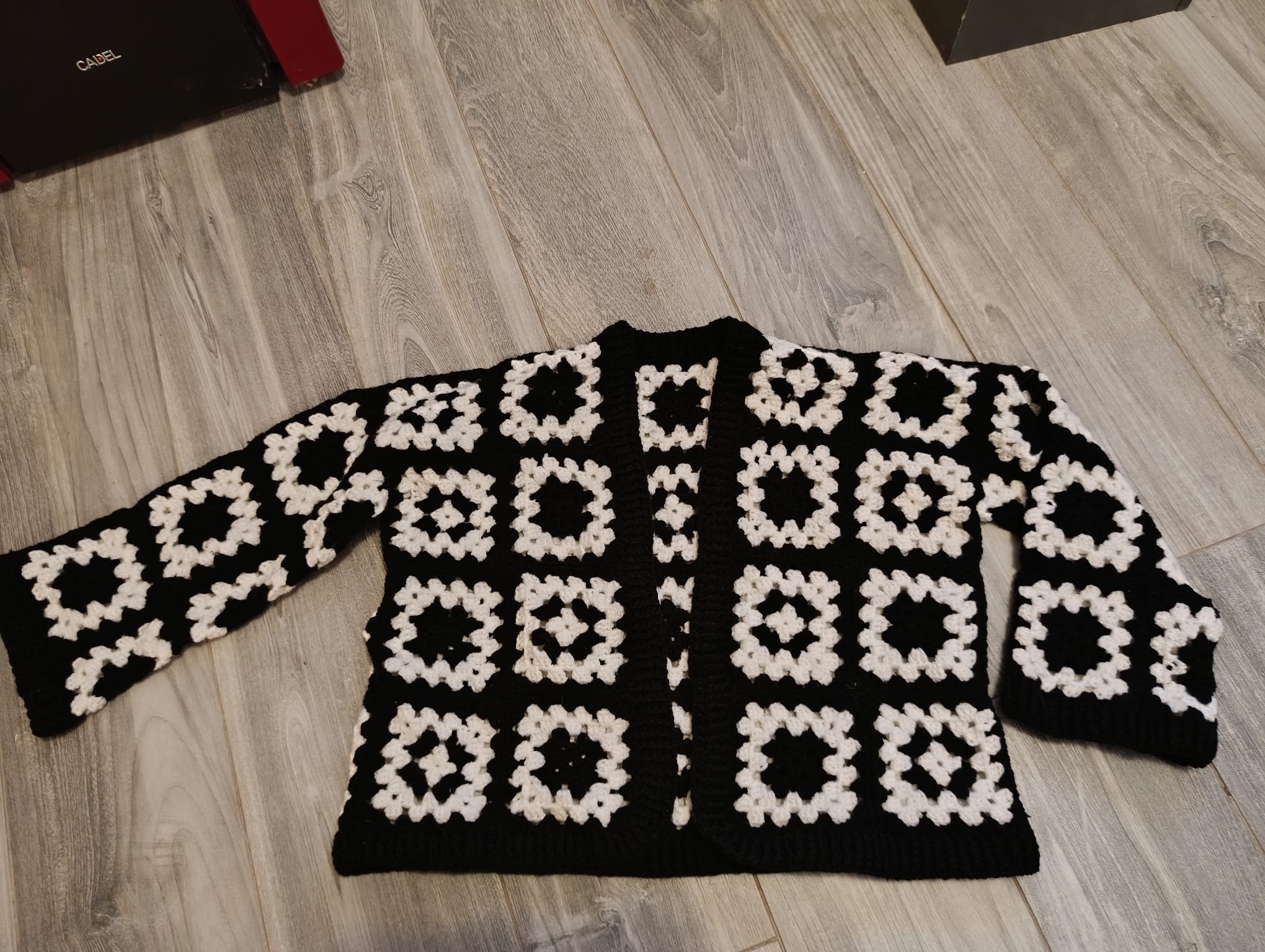 Pdf Patron Crochet Gilet Cardigan Granny Square - Tailles XS à 2XL - Tutoriel PD, vue 2