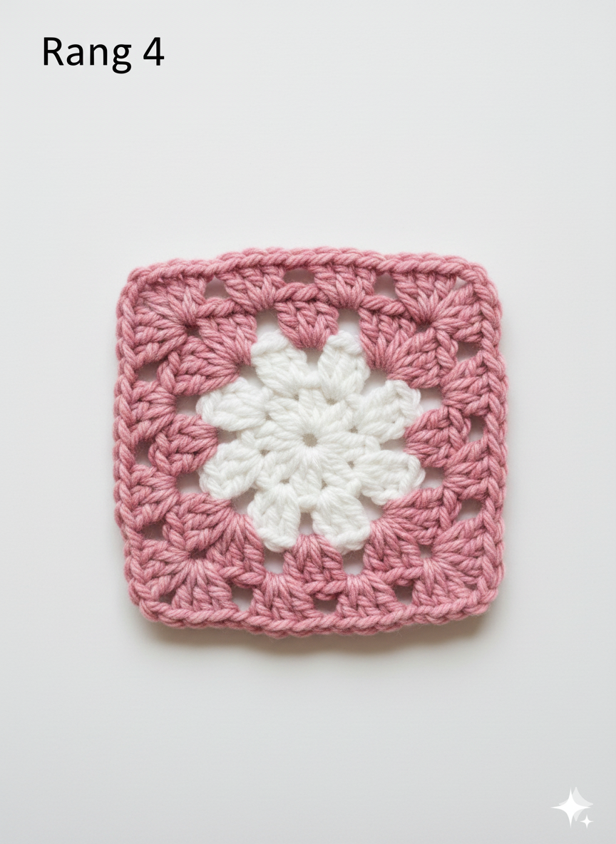Tuto Crochet Cardigan Granny square Chic - Patron PDF Français pas à pas. , vue 6