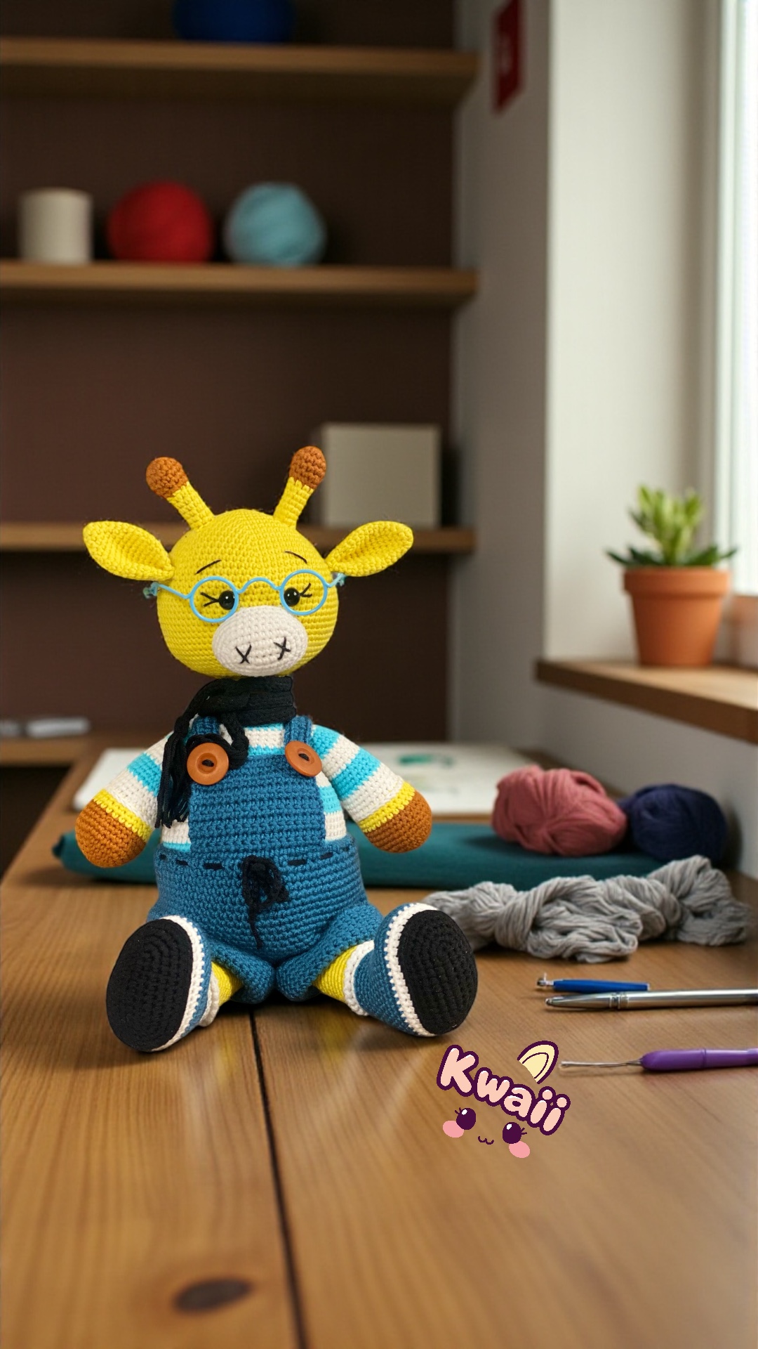 LOIWI, monsieur girafe (amigurumis)